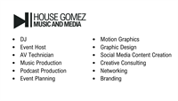 House Gomez Music & Media -