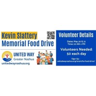 Kevin Slattery Memorial Food Drive - VOLUNTEERS NEEDED