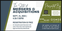 The State of Mergers and Acquisitions- A Panel Discussion