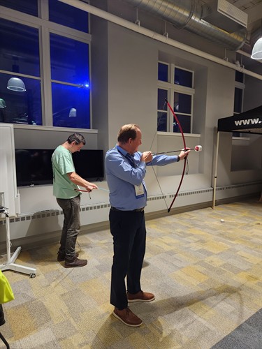 First-timer hitting the target—yes, it happens fast