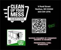 Clean Up Your Mess Dumpsters - Nashua