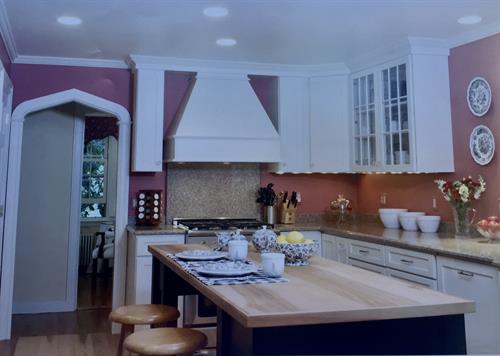 Custom kitchen featured in Worester Quarterly Magazine.