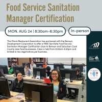 Food Service Sanitation Manager Certification Class