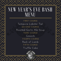 New Year's Eve Masquerade Dinner
