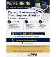 Payroll, Bookkeeping & Client Support Assistant