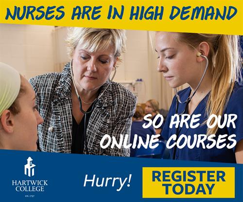 Wrote text for this digital ad and worked with graphic designer and digital agancy to attract more online students to take nursing courses. Wrote text for this digital ad and worked with graphic designer and digital agancy to attract more online students to take nursing courses.