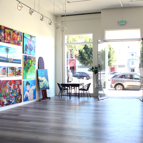 An image of our lobby gallery and store front