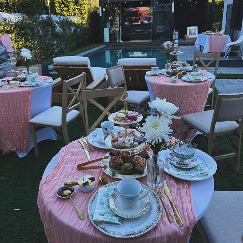 Backyard Tea Party