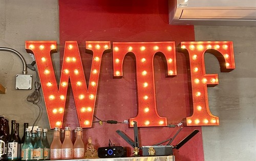 Interior Custom Metal Letters with LED Lighting