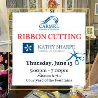 Kathy Sharpe Studio & Randy Tunnel Book Ribbon Cutting