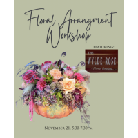Floral Arranging workshop at McIntyre