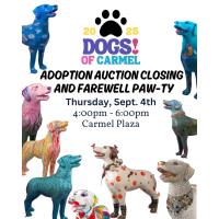 Dogs of Carmel Adoption Auction Closing & Farewell Pawty!