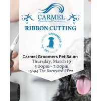 Carmel Groomer's Grand Opening Ribbon Cuttting