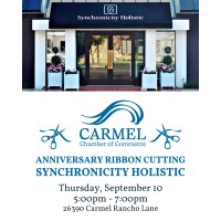 Synchronicity Holistic Anniversary Ribbon Cutting