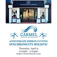 Synchronicity Holistic Anniversary Ribbon Cutting
