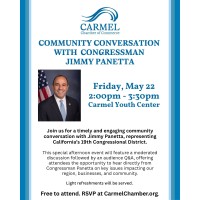 Community Conversation with Congressman Jimmy Panetta