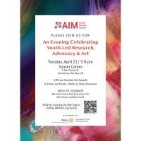 An Evening Celebrating Youth-Led Research Advocacy & Art