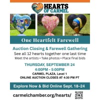 Hearts of Carmel Auction Closing & Farewell Pawty!