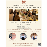 MEarth Growing & Giving Sustainable Chef's Dinner