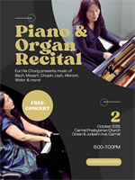 Piano & Organ Recital with Eun Ha Chung