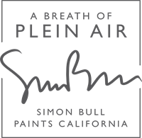 A Breath of Plein Air Exhibition - Simon Bull Paints California