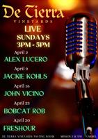 Sunday Funday LIVE at De Tierra Vineyards featuring Bobcat Rob