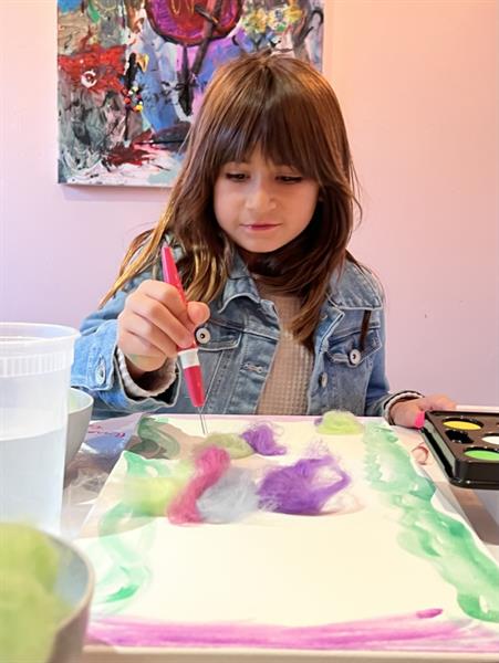 Needle felting - an Ooze Studio favorite for kids to adults!
