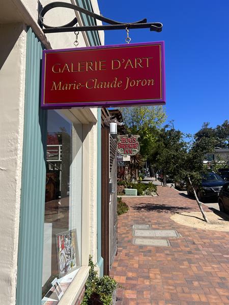Galerie D'Art Marie-Claude Joron is located on San Carlos, next to famous Hog's Breath!