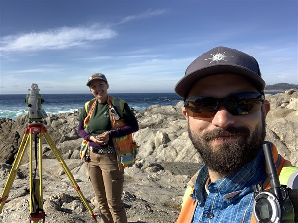 Surveying at the Ocean in Carmel