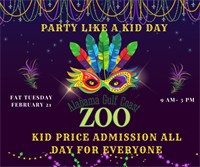 "Party Like a Kid Day" at the Alabama Gulf Coast Zoo