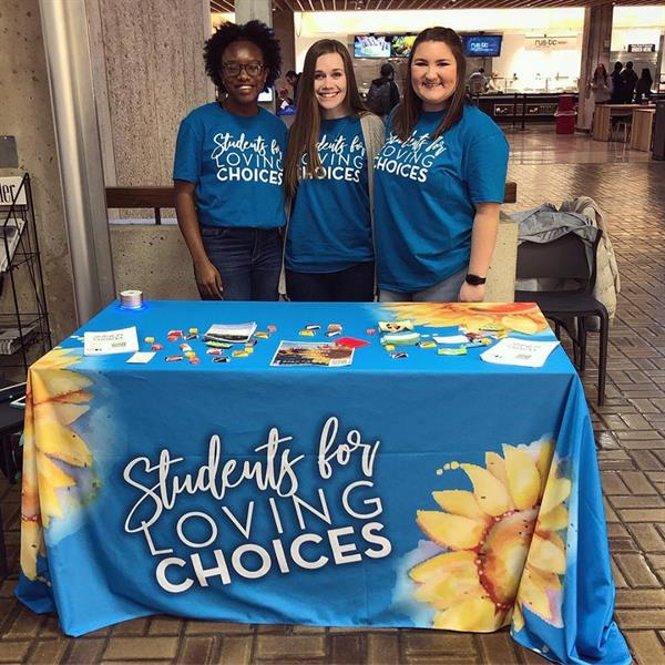 Students for Loving Choices Branding and promotional items