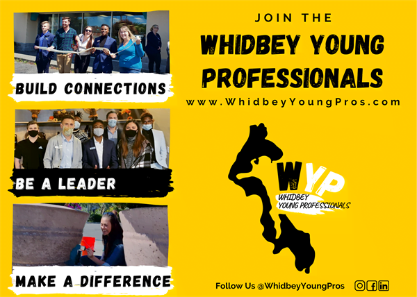 Whidbey Young Professionals post card-flyer design