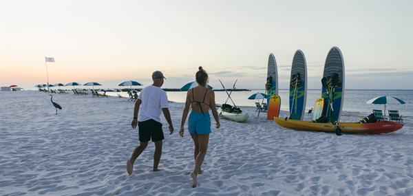 We rent kayaks, paddle boards, and surfboards at select locations