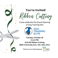 Dog Training Elite Des Moines Ribbon Cutting