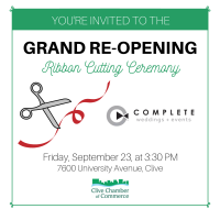 Complete Weddings + Events Ribbon Cutting