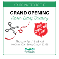 The Salvation Army Ribbon Cutting