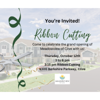 Meadowview of Clive Ribbon Cutting