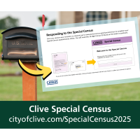 City of Clive Encourages Residents to Complete Census Online