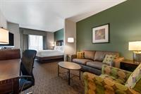 Our King Suites have extra space for you to stretch out and get work done