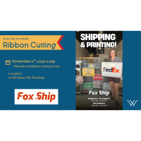 Ribbon Cutting - Fox Ship