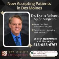 Iowa Specialty Hospitals & Clinics Spine Expert Lynn Nelson, MD  Seeing Patients In Des Moines