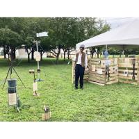 Historic Weather Station Display at Lindenwald