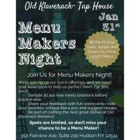 Menu Makers Night at Old Klaverack Tap House