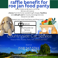 Raffle to Benefit the Roe Jan Food Pantry