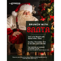 Brunch with Santa at The Greens at Copake Country Club