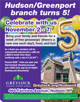 Greylock Federal Credit Union Branch turns 5!