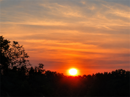 Beautiful sunrise in Columbia County