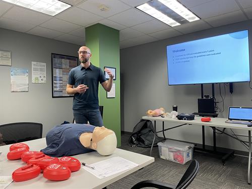CPR classes taught from experience as a firefighter/EMT