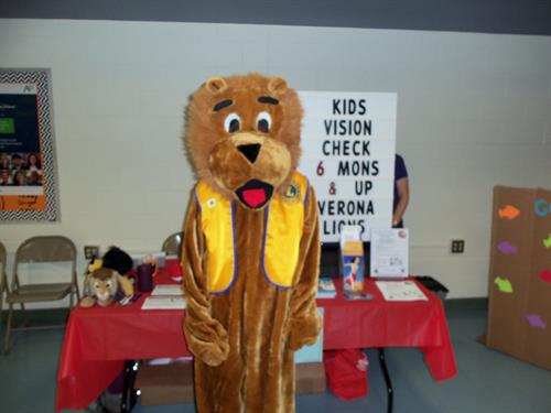 Our Lions Mascot (Lion Kyle Lease) appears at many local events throughout the year.
