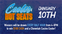 Cooler Hot Seats at Chewelah Casino
